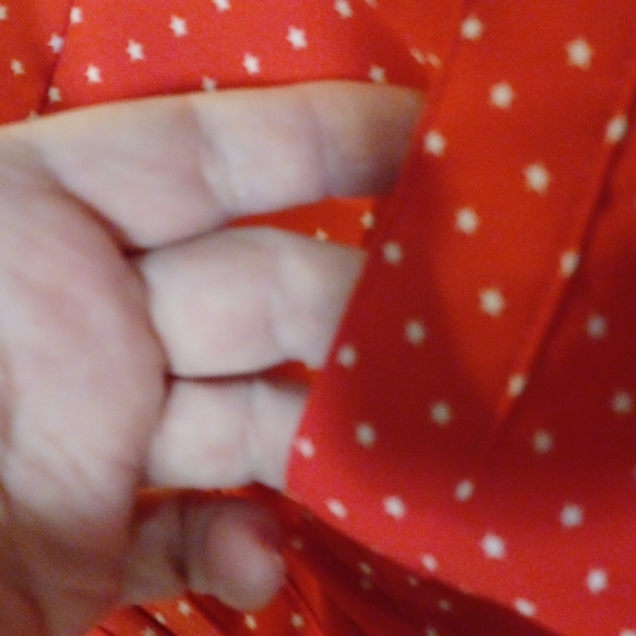 Ny & Co Red/White Stars Playsuit W/Button down front and loose shorts NEW COND - Picture 8 of 10